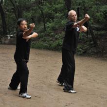 Qingdao trening z mistrzem Li Qiyu