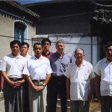 Penglai z mistrzem Yu, uczniami i synem mistrza Luo Guangyu