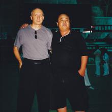 Z mistrzem Wang Xiuyuan Weihai 2000
